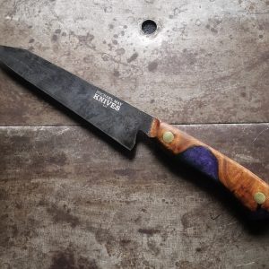 Utility Knife -  Elm Burl Hybrid