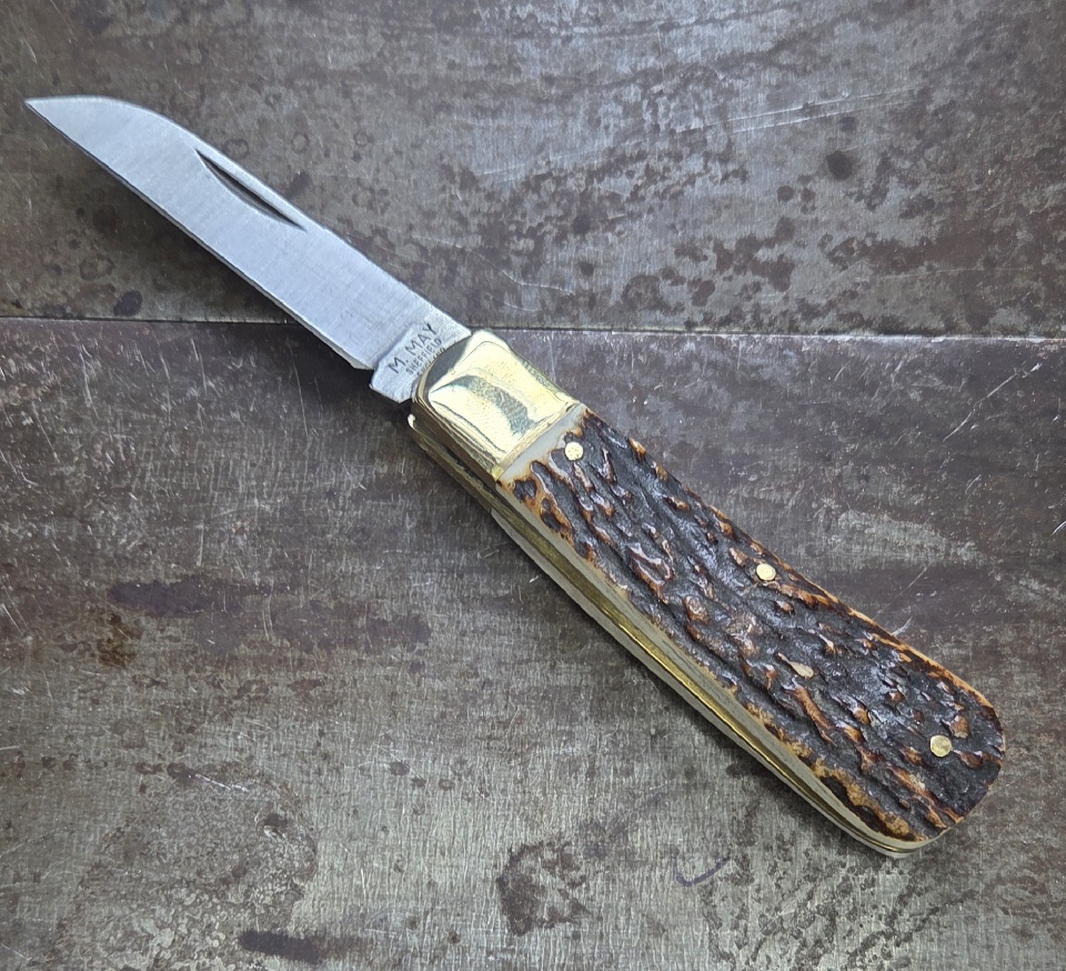 Lambfoot Pocket Knife - Stag