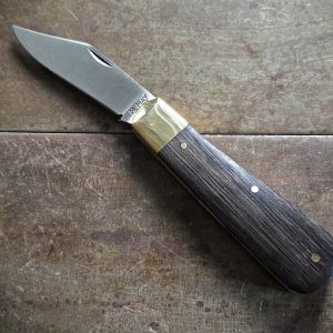 Clip Point Pocket Knife - Bog Oak