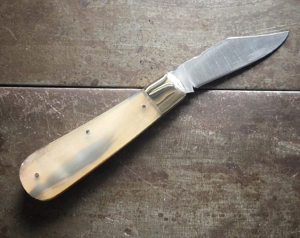 Clip Point Pocket Knife - Ram's Horn - Image 3